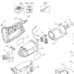 DeWalt DC410KA spare parts