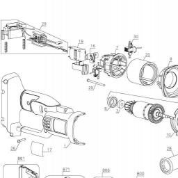 DeWalt DC415N spare parts