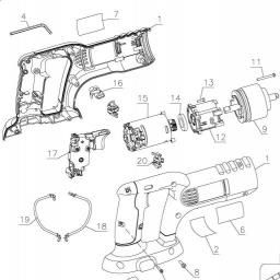 DeWalt DC490P spare parts