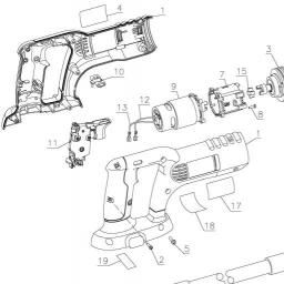 DeWalt DC530B spare parts