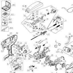DeWalt DC608K spare parts