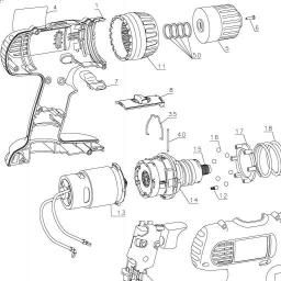 DeWalt DC759KA spare parts