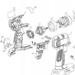 DeWalt DC820B spare parts