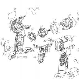 DeWalt DC823KA spare parts
