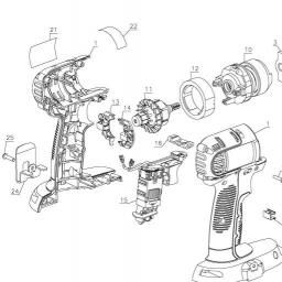 DeWalt DC840KA spare parts