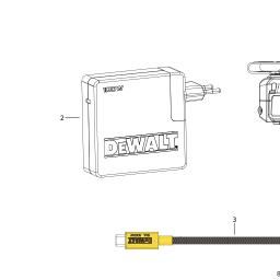 DeWalt DCB094H2 spare parts