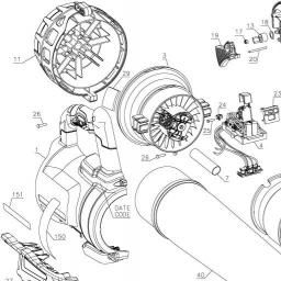 DeWalt DCBL720B spare parts