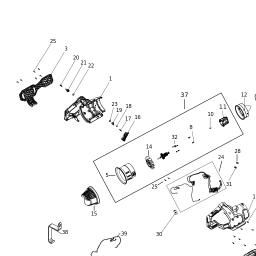 DeWalt DCBL772B spare parts