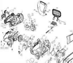 DeWalt DCCS620P1 spare parts