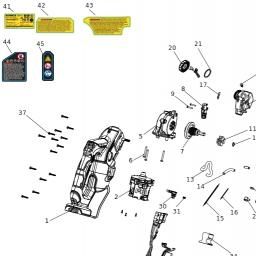 DeWalt DCCS623B spare parts