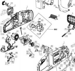 DeWalt DCCS670X1 spare parts