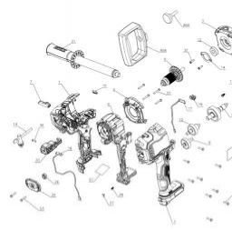 DeWalt DCD130B spare parts