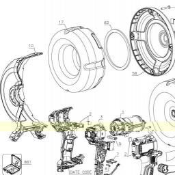 DeWalt DCD200B spare parts