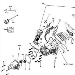 DeWalt DCD240 spare parts