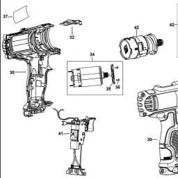 DeWalt DCD700S2A spare parts