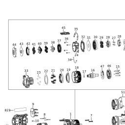 DeWalt DCD703D2 spare parts