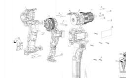 DeWalt DCD708B spare parts