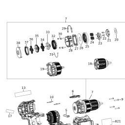DeWalt DCD708L2 spare parts