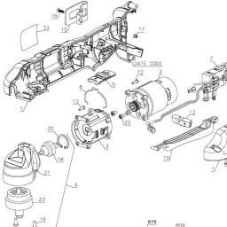 DeWalt DCD740B spare parts