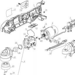 DeWalt DCD740KN spare parts