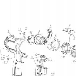 DeWalt DCD775KL spare parts