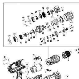DeWalt DCD776D1T spare parts