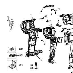 DeWalt DCD7771D2 spare parts