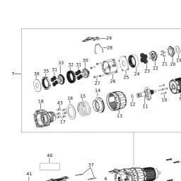 DeWalt DCD777P1 spare parts