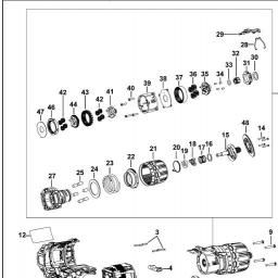 DeWalt DCD778P2T spare parts
