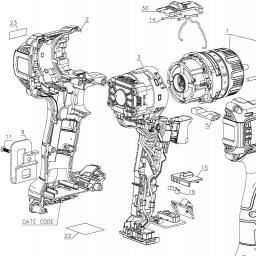 DeWalt DCD791B spare parts