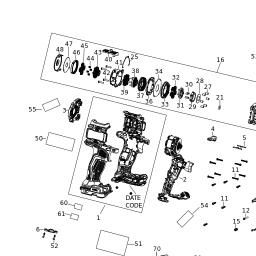 DeWalt DCD800E1T spare parts
