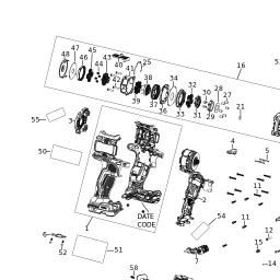DeWalt DCD800P2LRT spare parts
