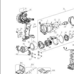 DeWalt DCD985-US spare parts