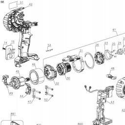 DeWalt DCD985M2 spare parts