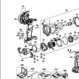 DeWalt DCD985N spare parts