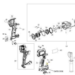 DeWalt DCD991P2 spare parts