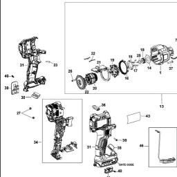 DeWalt DCD992 spare parts