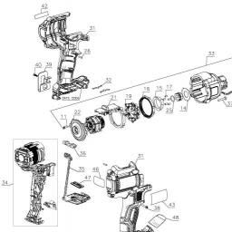 DeWalt DCD992N spare parts