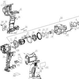 DeWalt DCD996M2 spare parts