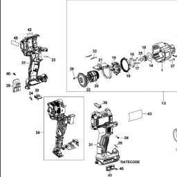 DeWalt DCD996TP2 spare parts