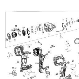 DeWalt DCD999H2T spare parts