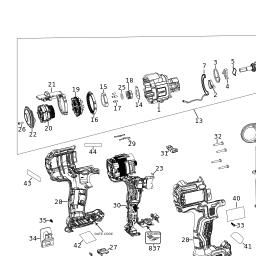 DeWalt DCD999XILRT spare parts