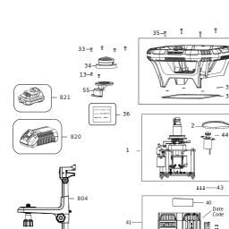 DeWalt DCE074D1R spare parts