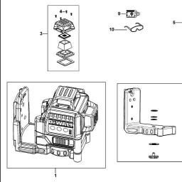 DeWalt DCE0811G spare parts