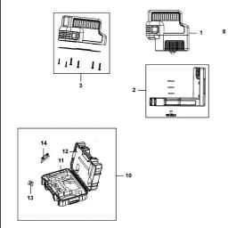 DeWalt DCE085R spare parts