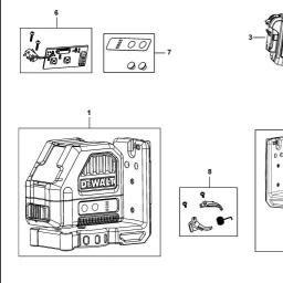 DeWalt DCE088NR spare parts