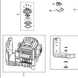 DeWalt DCE089R spare parts