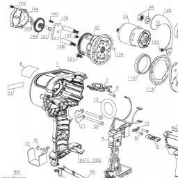 DeWalt DCE150B spare parts