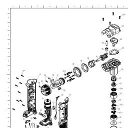 DeWalt DCE158N spare parts