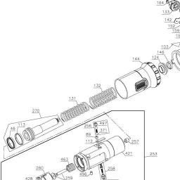 DeWalt DCE200M2 spare parts